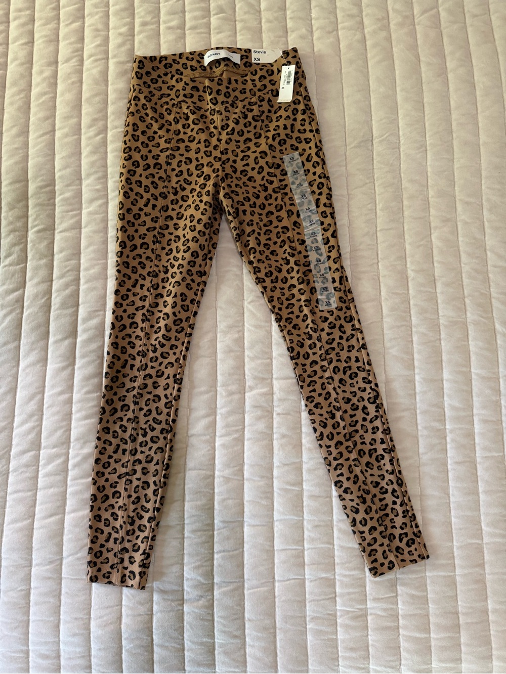 Old Navy Stevie Leopard Print Leggings - Brown & Black